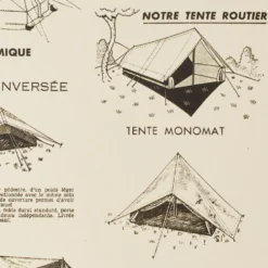 Affiche Au Vieux Campeur - Tente