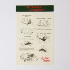 Affiche Au Vieux Campeur - Tente