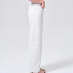 Agolde - Jeans Arc 32 - Blanc Chalk