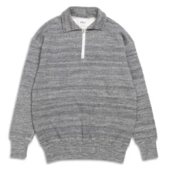 Allevol - Sweat à Col Zippé - Gris