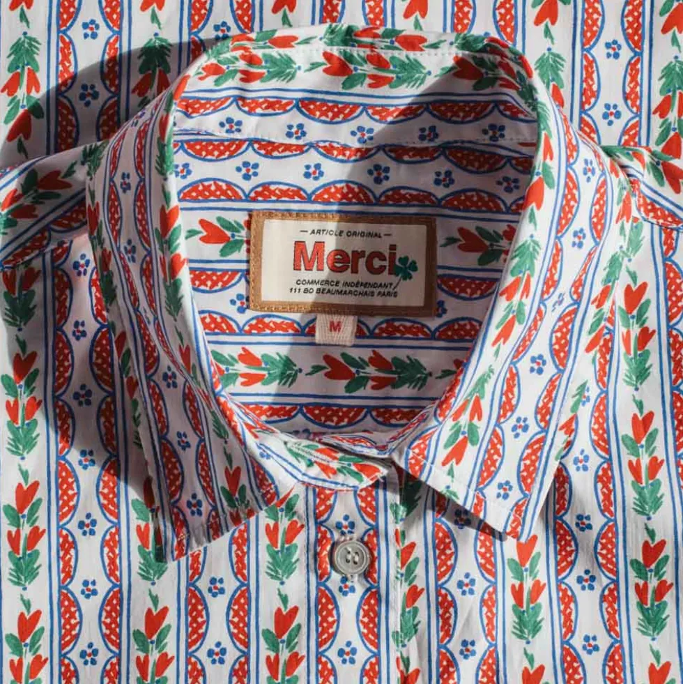 Amour Breton x Merci - Chemise - Rouge