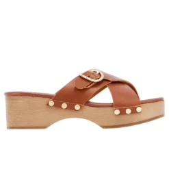 Ancient Greek Sandals - Sabot Marilisa - Marron Cotto