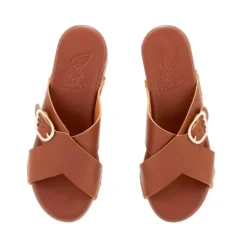 Ancient Greek Sandals - Sabot Marilisa - Marron Cotto
