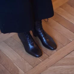 Anne Thomas - Bottes Pavlova - Noir Calf