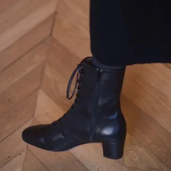 Anne Thomas - Bottes Pavlova - Noir Calf