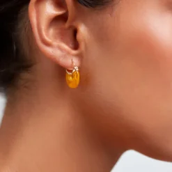 Anni Lu - Boucles d'oreilles Petit Swell Hoop - Amber