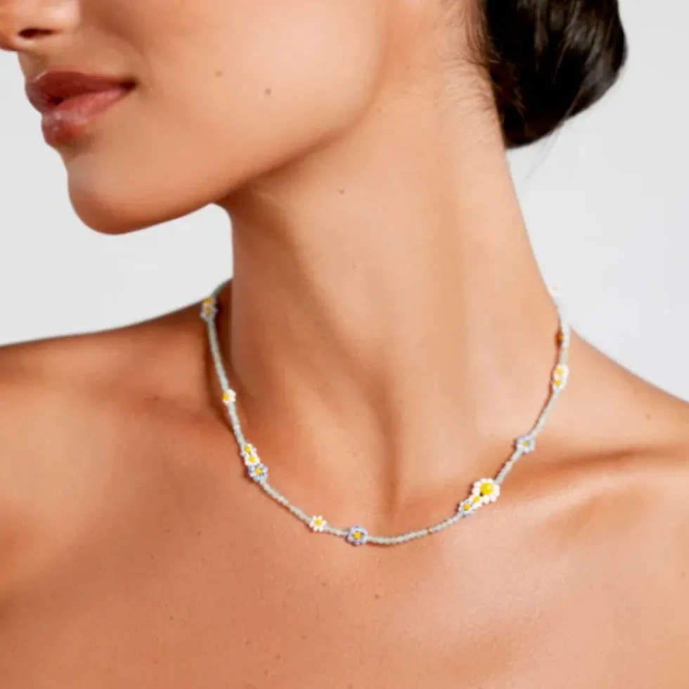 Anni Lu - Collier Bluebell Bloom - Soft Blue