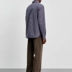 Another Aspect - Chemise 4.0 - Marron Bleu Check