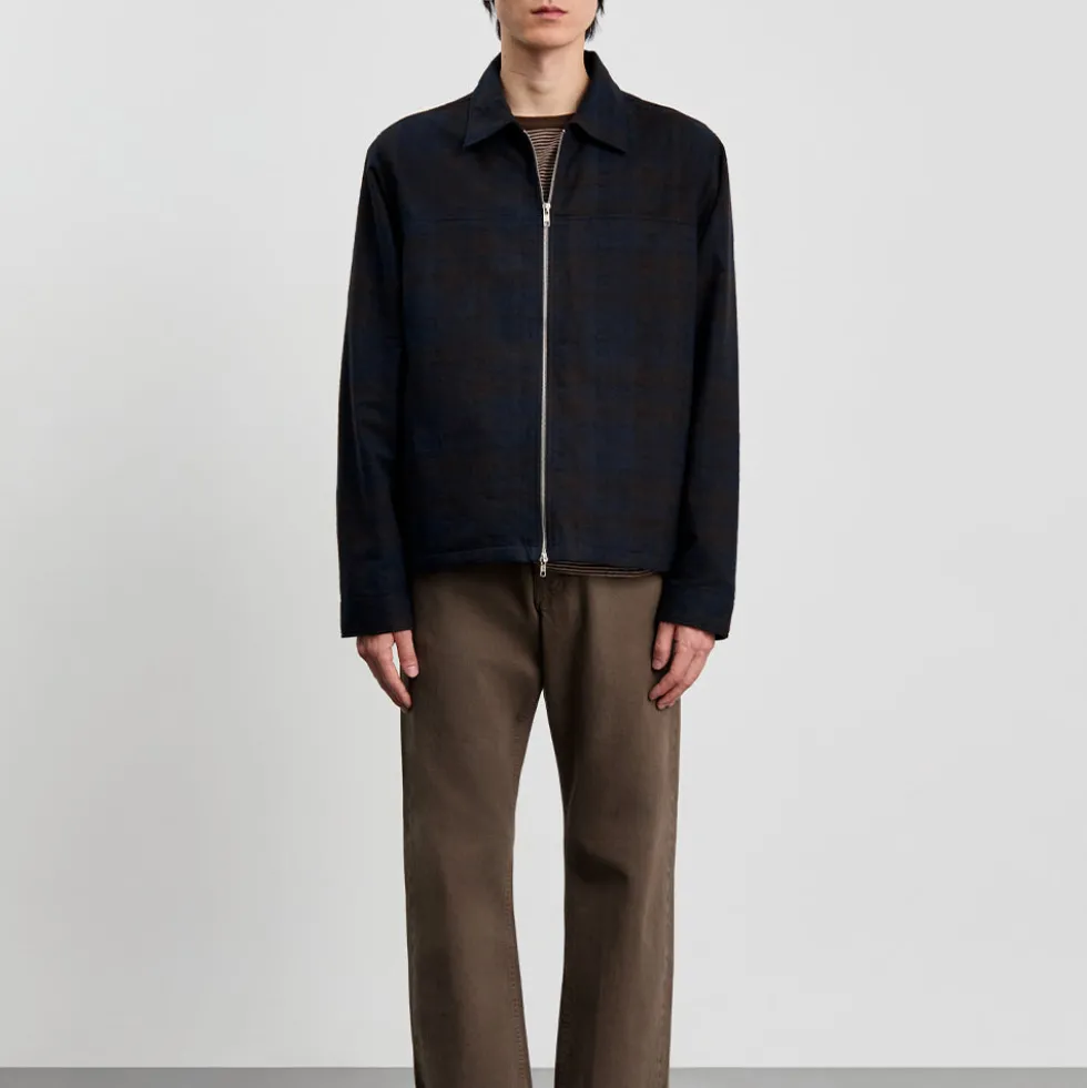 Another Aspect - Veste 3.0 - Marine Marron Check