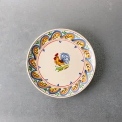 Assiette Coq - Multicolore