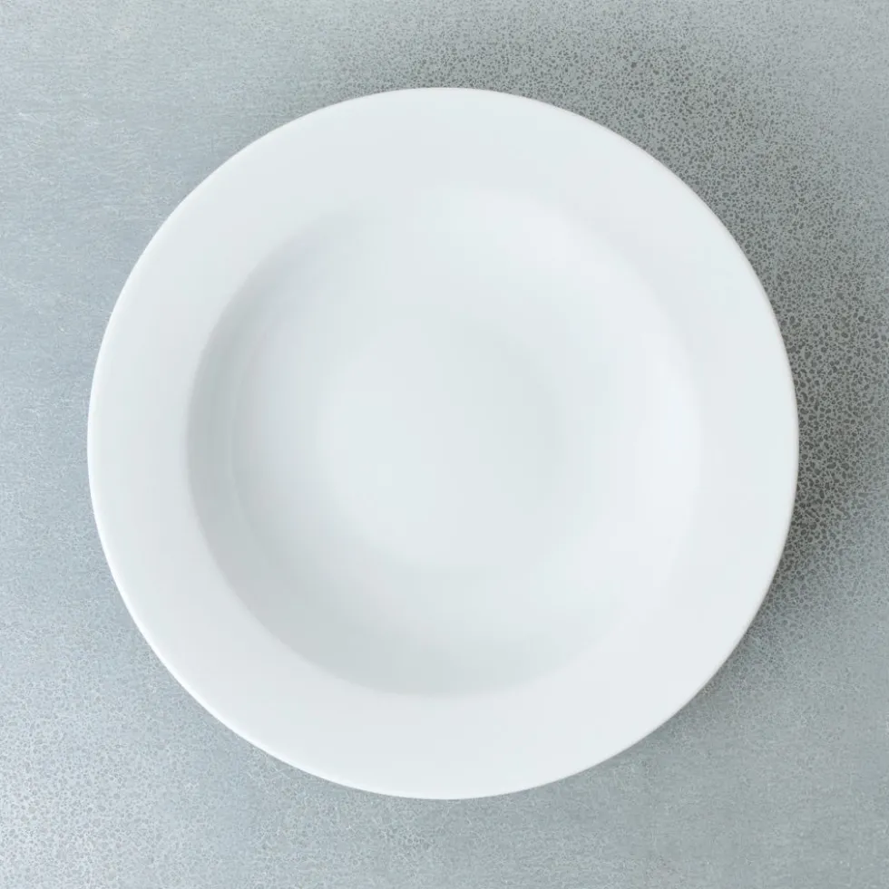 Assiette creuse Alba - Blanc