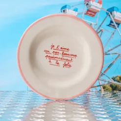Assiette à dessert - Je t'aime