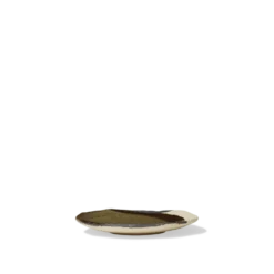 Assiette en grès émaillé Wabi - Seidou Kaki
