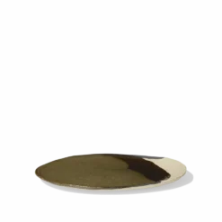 Assiette en grès émaillé Wabi - Seidou Kaki