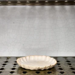 Assiette Flower Shell - Pauline M Ceramics