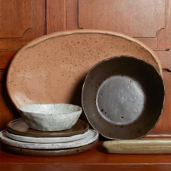 Assiette Nativia - Marron