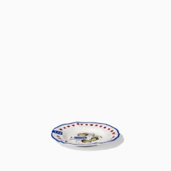 Assiette plate en faïence Huîtres