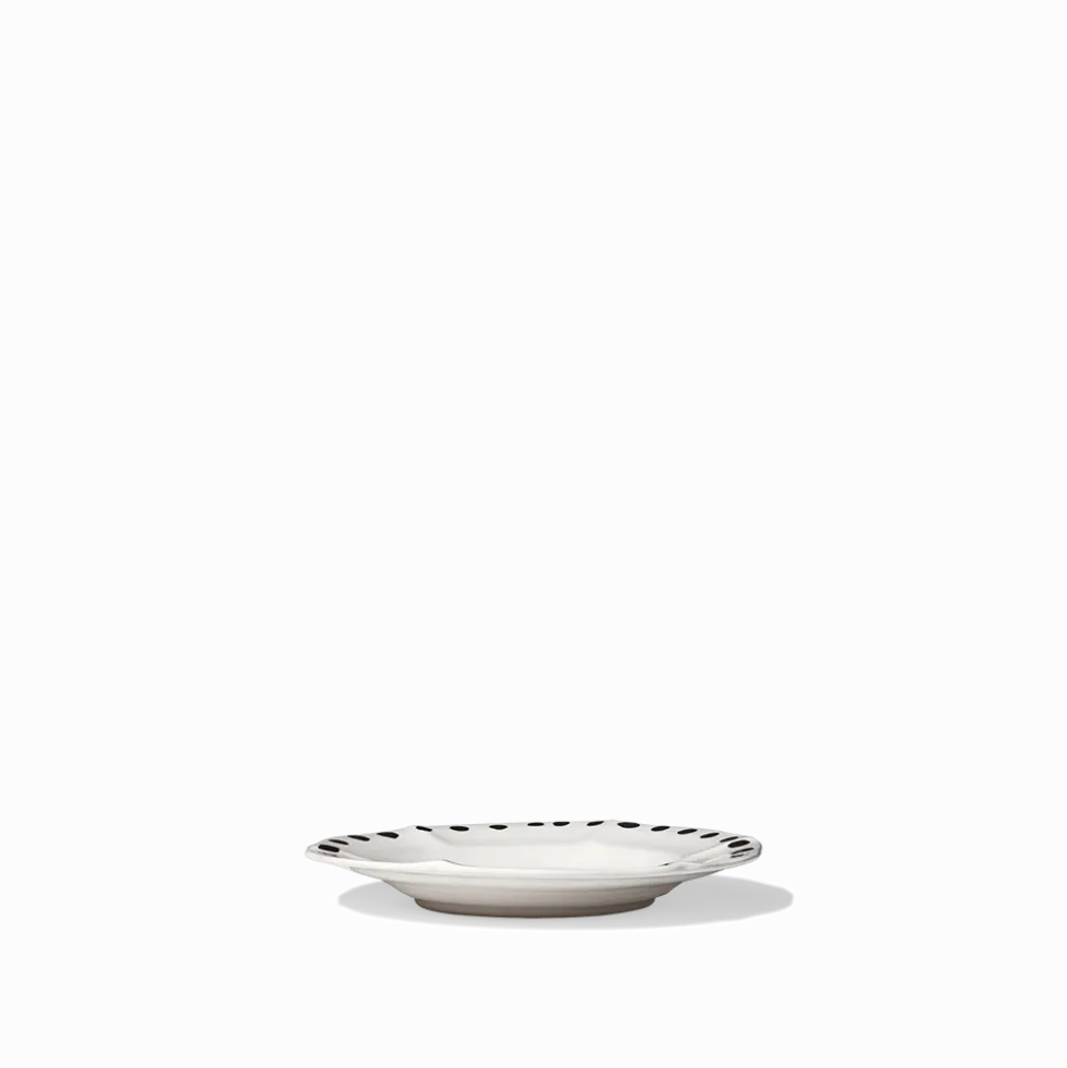 Assiette plate en faïence Huîtres