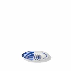 Assiette plate en faïence Poissonnerie