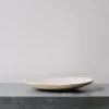 Assiette plate en grès émaillé Wabi - Blanc