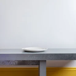 Assiette ronde Maguelone - Craie