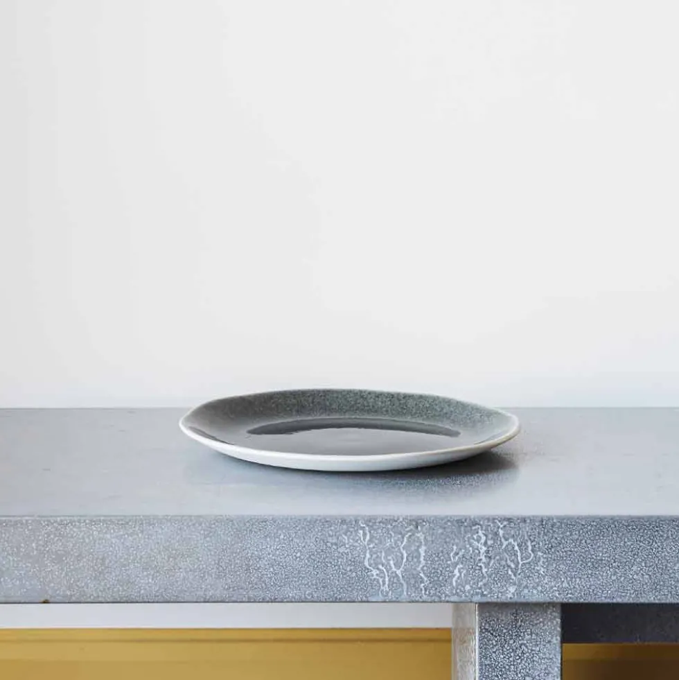 Assiette ronde Maguelone - Orage