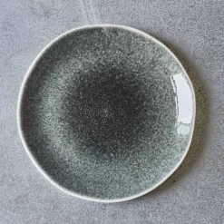 Assiette ronde Maguelone - Orage