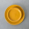 Assiette Temps - Jaune