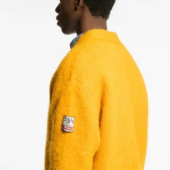 Au Vieux Campeur - Cardigan Yvon - Jaune Moutarde