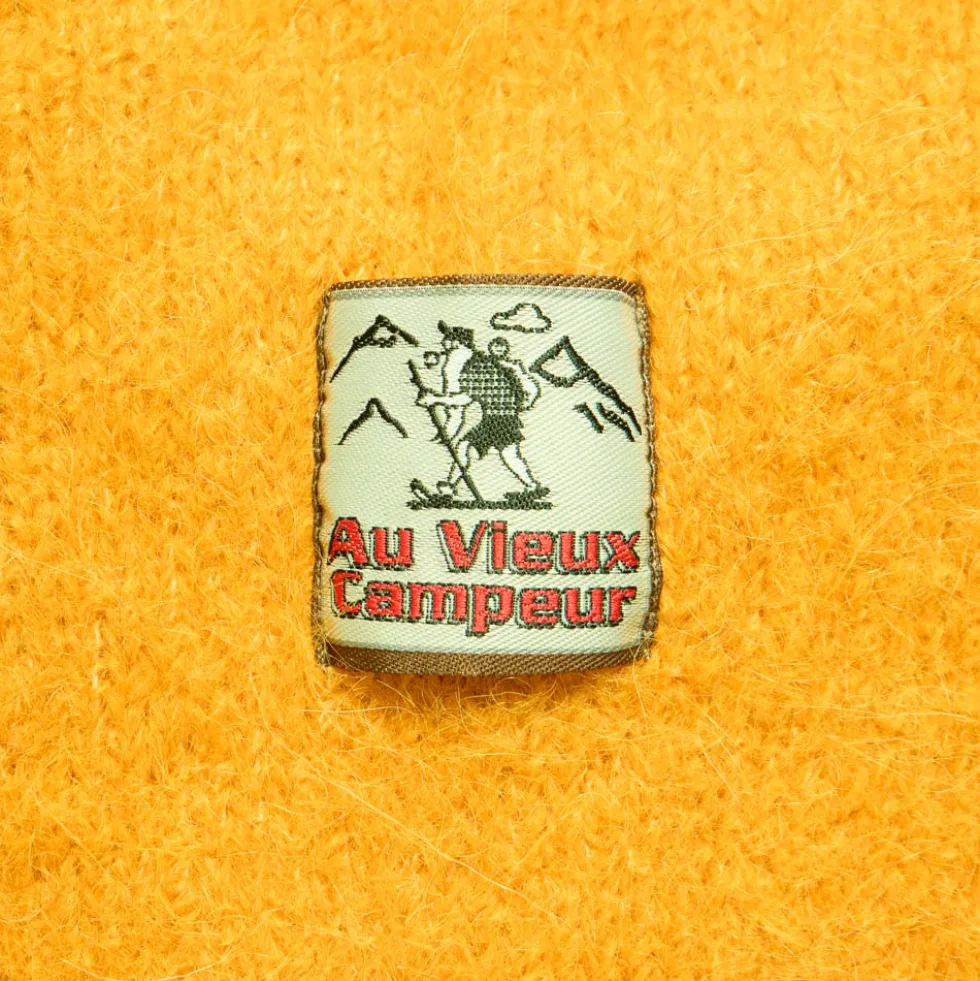 Au Vieux Campeur - Cardigan Yvon - Jaune Moutarde