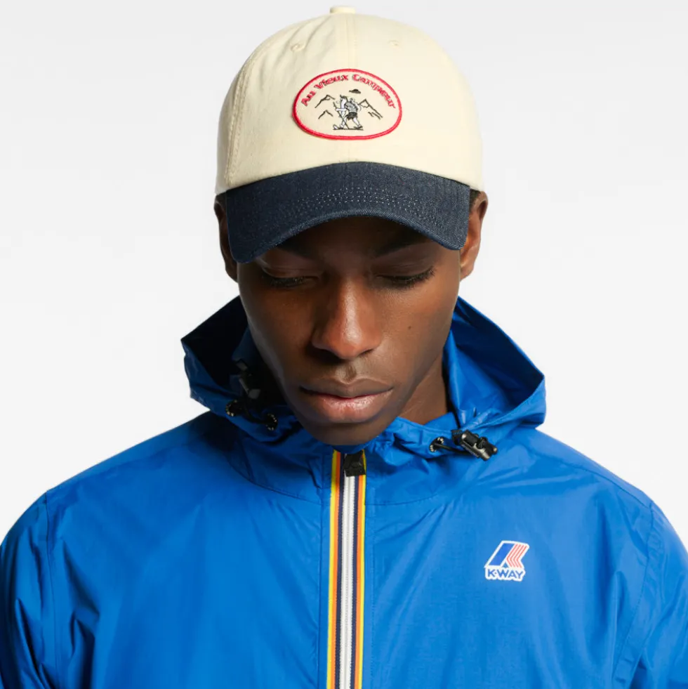 Au Vieux Campeur - Casquette André - Bleu & Blanc