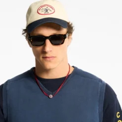 Au Vieux Campeur - Casquette André - Bleu & Blanc
