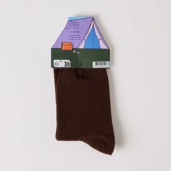 Au Vieux Campeur - Chaussettes Chaine Montagnes - Chocolat
