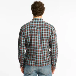 Au Vieux Campeur - Chemise Elmer à Carreaux - Bleu Marron & Rose