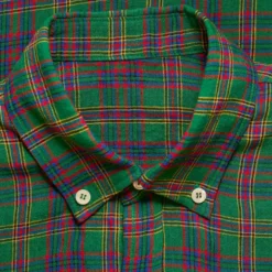 Au Vieux Campeur - Chemise Elmer à Carreaux - Vert Rouge & Bleu