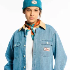 Au Vieux Campeur - Chemise Marcel - Bleu & Blanc
