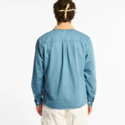 Au Vieux Campeur - Chemise Marcel - Bleu & Blanc