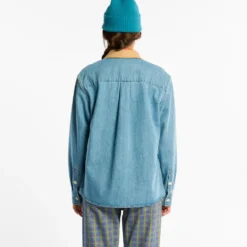 Au Vieux Campeur - Chemise Marcel - Bleu & Blanc