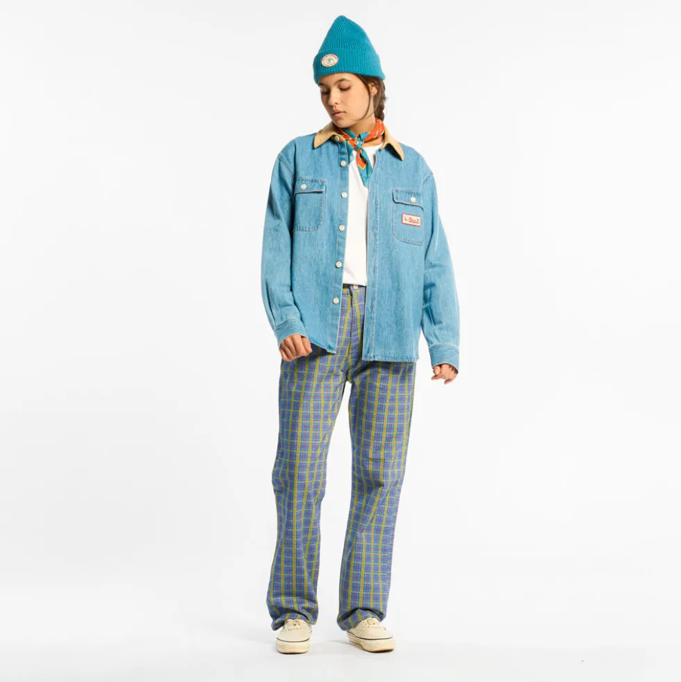 Au Vieux Campeur - Chemise Marcel - Bleu & Blanc