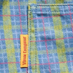 Au Vieux Campeur - Pantalon à carreaux Edgar - Vert Rouge & Bleu