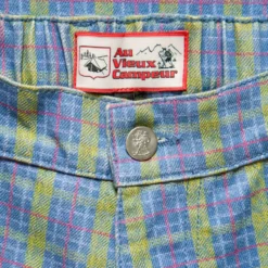 Au Vieux Campeur - Pantalon à carreaux Edgar - Vert Rouge & Bleu