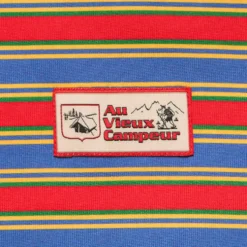 Au Vieux Campeur - Polo Roger à rayures - Vert Rouge & Bleu