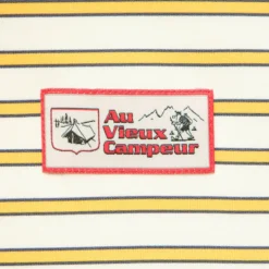 Au Vieux Campeur - Polo Roger à rayures - Bleu Jaune & Blanc