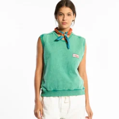 Au Vieux Campeur - Pull sans manches Amelia - Vert