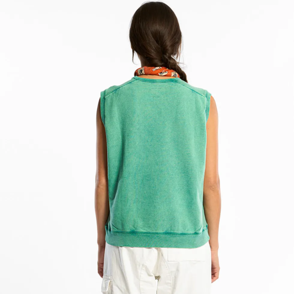 Au Vieux Campeur - Pull sans manches Amelia - Vert