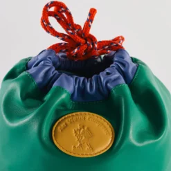 Au Vieux Campeur - Sac Grimpeur en cuir - Vert Rouge & Bleu