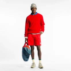 Au Vieux Campeur - Short Bicolore Etienne - Rouge