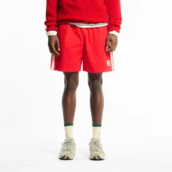 Au Vieux Campeur - Short Bicolore Etienne - Rouge