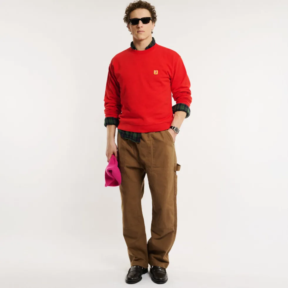 Au Vieux Campeur - Sweat Gaston - Rouge