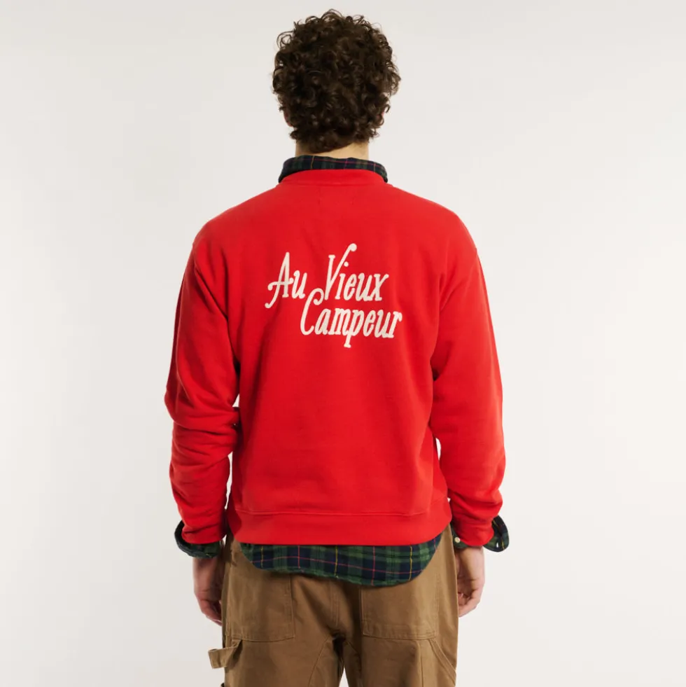 Au Vieux Campeur - Sweat Gaston - Rouge